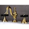 Kingston Brass KC7162PKX 8" Widespread Bathroom Faucet, Polished Brass KC7162PKX